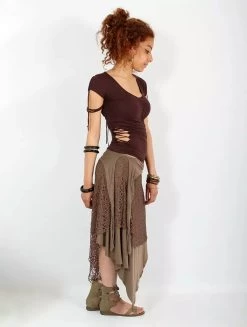 2en1 Jupe/Tunique "Syrada", Taupe -Magasin De Vêtements Pour Femmes 2en1 jupe tunique syrada taupe p image 341809 grande