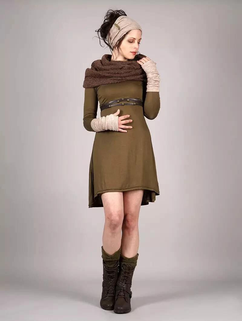 Bandeau Avec Plume "Aikköoz", Beige 3 Bandeau Avec Plume "Aikköoz", Beige – Image 3