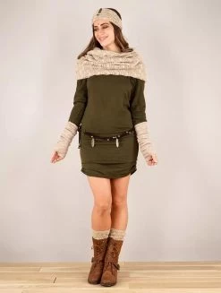 Bandeau En Crochet Avec Plume "Aikköoz", Beige 5 Bandeau En Crochet Avec Plume "Aikköoz", Beige -Magasin De Vêtements Pour Femmes bandeau en crochet avec plume aikkooz beige p image 335906 grande