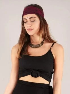 Bandeau "Lamaî", Bordeaux 6 Bandeau "Lamaî", Bordeaux -Magasin De Vêtements Pour Femmes bandeau lamai bordeaux p image 335412 grande