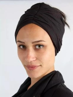 Bandeau "Slub Bandana", Noir