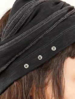 Bandeau "Slub Bandana", Noir 5 Bandeau "Slub Bandana", Noir -Magasin De Vêtements Pour Femmes bandeau slub bandana noir p image 343531 grande