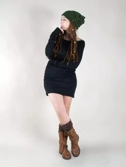 Bonnet à Perle "Aslany", Vert Forêt -Magasin De Vêtements Pour Femmes bonnet a perle aslany vert foret p image 329015 grande