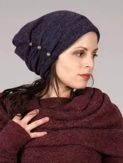 Bonnet à Perle "Aslany", Violet