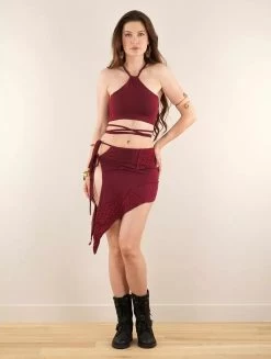 Brassière à Bretelles Et Dos Nu "Xena", Rouge Foncé 5 Brassière à Bretelles Et Dos Nu "Xena", Rouge Foncé -Magasin De Vêtements Pour Femmes brassiere a bretelles et dos nu xena rouge fonce p image 347901 grande