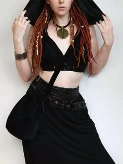 Brassière à Capuche "Yüzü", Noir -Magasin De Vêtements Pour Femmes brassiere a capuche yuzu noir p image 330551 grande