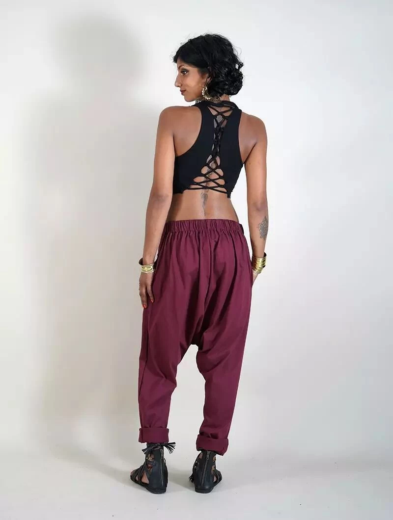 Brassière Avec Dos Ouvert Et Laçage "Somjai", Noir 4 Brassière Avec Dos Ouvert Et Laçage "Somjai", Noir – Image 4