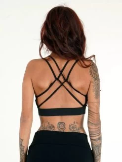 Brassière "Bastet", Noir Uni