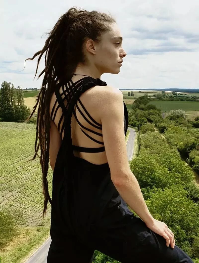 Brassière "CrissCross Yoga", Noire 3 Brassière "CrissCross Yoga", Noire – Image 3