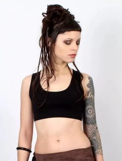 Brassière "CrissCross Yoga", Noire 8 Brassière "CrissCross Yoga", Noire -Magasin De Vêtements Pour Femmes brassiere crisscross yoga noire p image 342268 grande