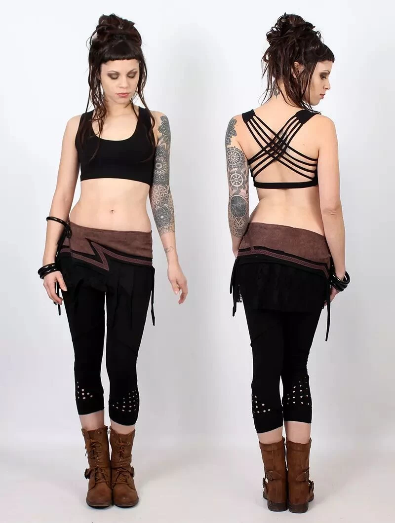 Brassière "CrissCross Yoga", Noire 2 Brassière "CrissCross Yoga", Noire – Image 2