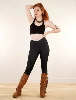 Brassière Crop Top "Muaz", Noir -Magasin De Vêtements Pour Femmes brassiere crop top muaz noir p image 340080 grande