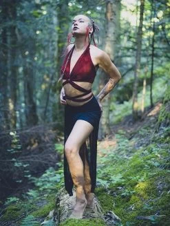 Brassière "Dao", Bordeaux -Magasin De Vêtements Pour Femmes brassiere dao bordeaux p image 341137 grande