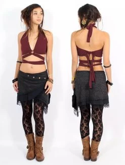 Brassière "Dao", Bordeaux -Magasin De Vêtements Pour Femmes brassiere dao bordeaux p image 341448 grande