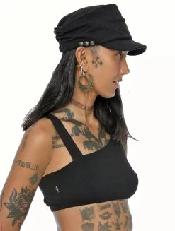 Casquette "Pipa", Noir -Magasin De Vêtements Pour Femmes casquette pipa noir p image 343541 grande