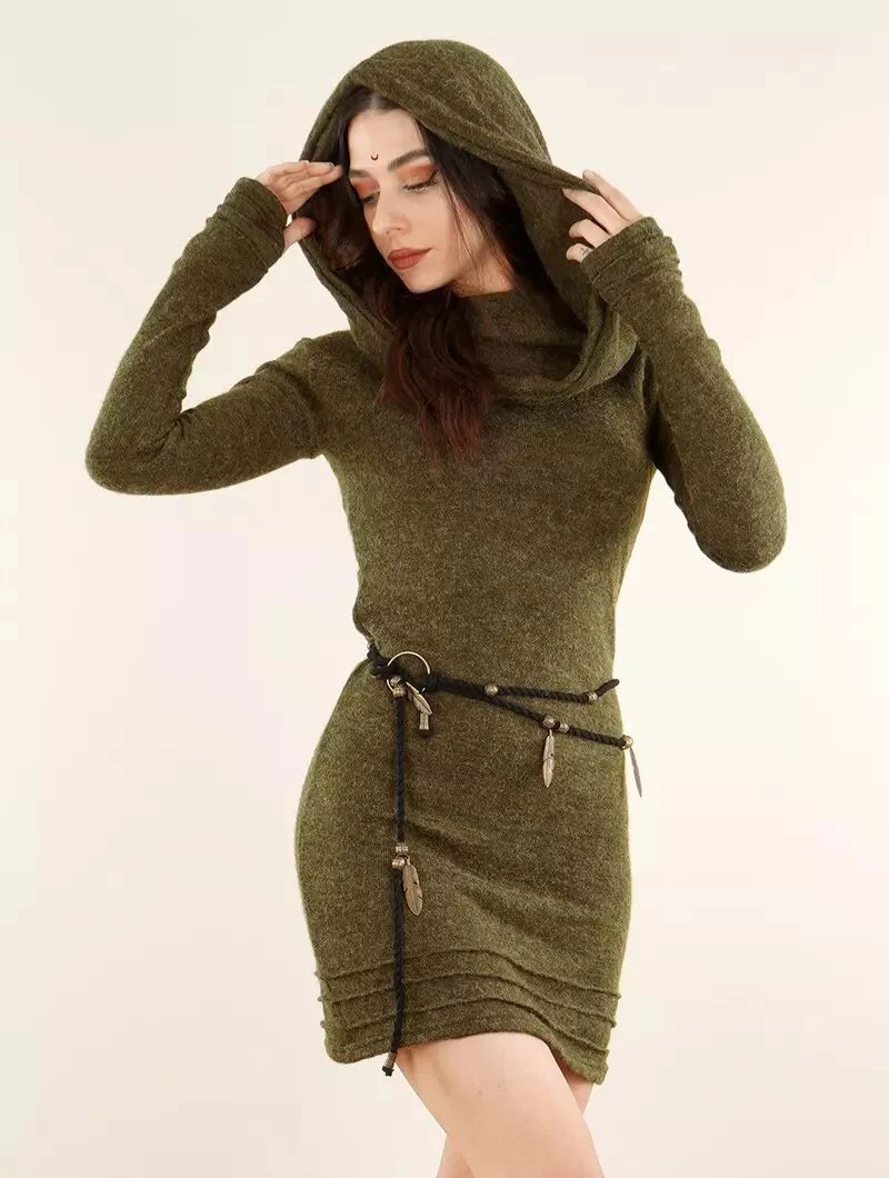 Ceinture "Feathers", Tissus Noir Et Perles Dorées 2 Ceinture "Feathers", Tissus Noir Et Perles Dorées – Image 2