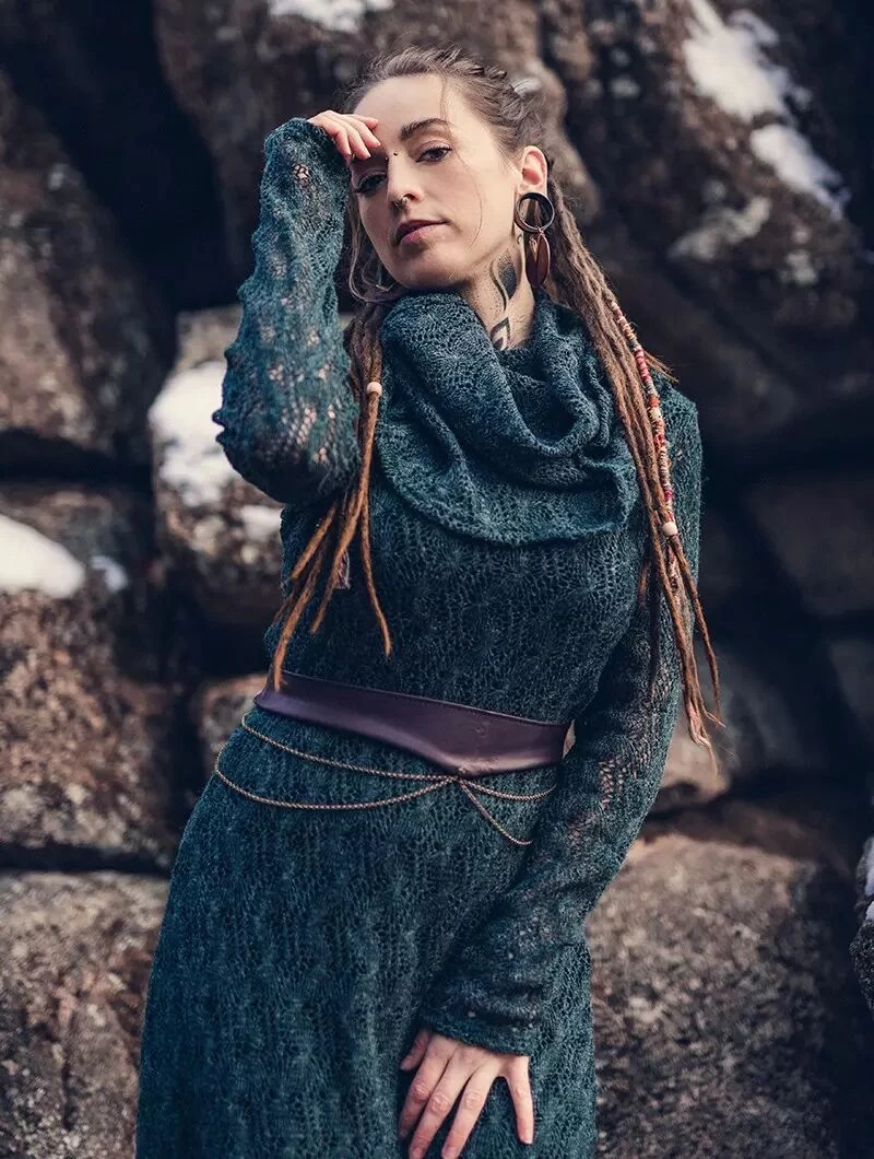 Ceinture "Moöna", Simili Cuir Marron 2 Ceinture "Moöna", Simili Cuir Marron – Image 2