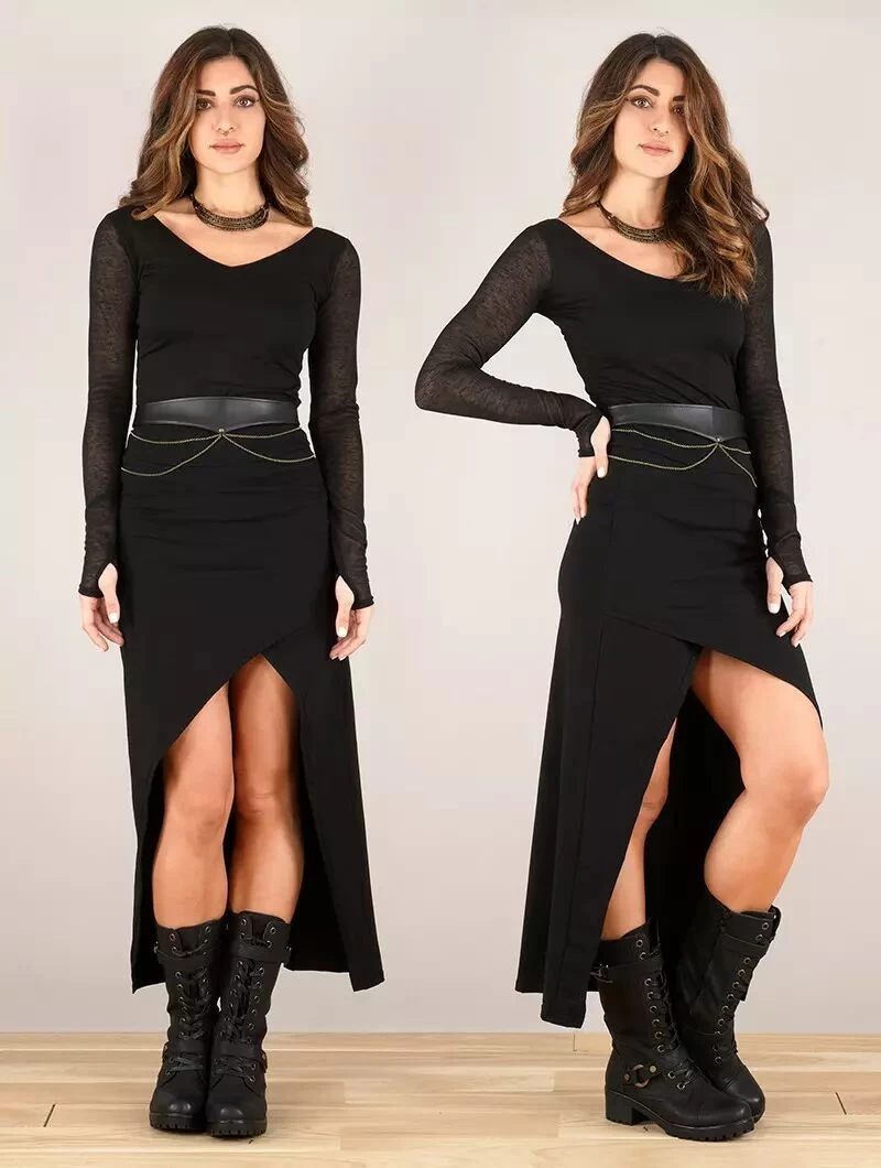 Ceinture "Moöna", Simili Cuir Noir 6 Ceinture "Moöna", Simili Cuir Noir – Image 6