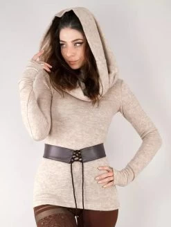 Ceinture "Oleyäa", Simili Cuir Marron