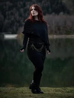 Ceinture "Shakti", Noir -Magasin De Vêtements Pour Femmes ceinture shakti noir p image 327017 grande