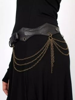 Ceinture "Shakti", Noir -Magasin De Vêtements Pour Femmes ceinture shakti noir p image 341991 grande