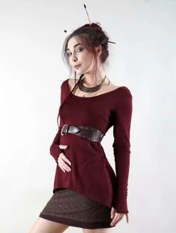 Ceinture De Taille "Varda", Simili Cuir Marron -Magasin De Vêtements Pour Femmes ceinture varda simili cuir marron p image 324571 grande