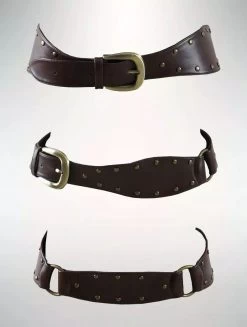 Ceinture De Taille "Varda", Simili Cuir Marron