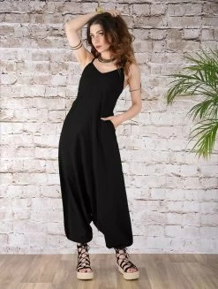 Combi-sarouel "Yahnaa", Noir