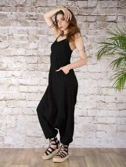 Combi-sarouel "Yahnaa", Noir -Magasin De Vêtements Pour Femmes combi sarouel yahnaa noir p image 331797 grande