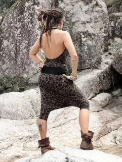 Combinaison-sarouel Imprimée "Bakelite Cosmic", Marron -Magasin De Vêtements Pour Femmes combinaison sarouel imprimee bakelite cosmic marron p image 339979 grande