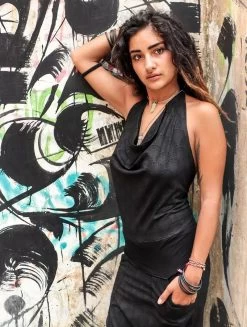 Combinaison-sarouel Imprimée "Bakelite Drop", Noir -Magasin De Vêtements Pour Femmes combinaison sarouel imprimee bakelite drop noir p image 341982 grande