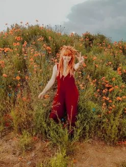 Combinaison Sarouel "Sampatti", Bordeaux -Magasin De Vêtements Pour Femmes combinaison sarouel sampatti bordeaux p image 321989 grande