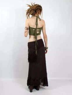 Crop Top "Afra", Vert Mousse -Magasin De Vêtements Pour Femmes crop top afra vert mousse p image 341432 grande