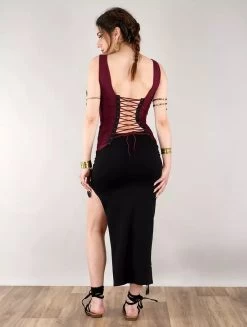 Débardeur "Medici", Rouge Foncé -Magasin De Vêtements Pour Femmes debardeur medici rouge fonce p image 330409 grande