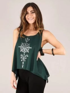 Débardeur Noué Imprimé "Freyja" - Couleurs Au Choix