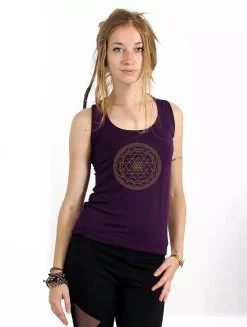 Débardeur "Sacred Geometry", Violet