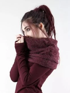 Écharpe Snood "Oöna", Bordeaux