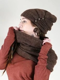 Écharpe Snood "Oöna", Marron 12 Écharpe Snood "Oöna", Marron -Magasin De Vêtements Pour Femmes echarpe snood oona marron p image 323482 grande