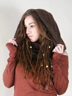 Écharpe Snood "Oöna", Marron 11 Écharpe Snood "Oöna", Marron -Magasin De Vêtements Pour Femmes echarpe snood oona marron p image 323483 grande