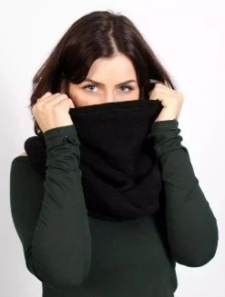 Écharpe Snood "Oöna", Noir