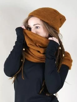 Écharpe Snood "Oöna", Rouille