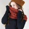 Écharpe Snood "Oöna", Terre De Sienne