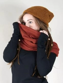 Écharpe Snood "Oöna", Terre De Sienne