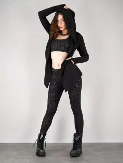 Veste à Capuche "Nyxx", Noir