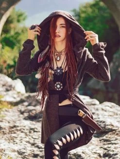 Veste à Capuche "Akwaä", Marron