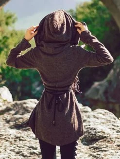 Veste à Capuche "Akwaä", Marron -Magasin De Vêtements Pour Femmes gilet akwaa marron p image 322093 grande