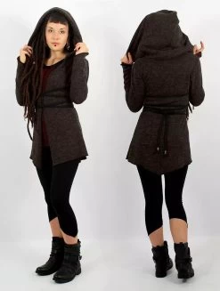 Veste à Capuche "Akwaä", Marron -Magasin De Vêtements Pour Femmes gilet akwaa marron p image 333779 grande