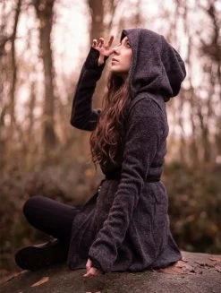 Veste à Capuche "Akwaä", Marron -Magasin De Vêtements Pour Femmes gilet akwaa marron p image 338906 grande