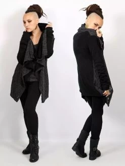 Gilet Crochet "Namkha Tisya", Noir -Magasin De Vêtements Pour Femmes gilet crochet namkha tisya noir p image 343030 grande