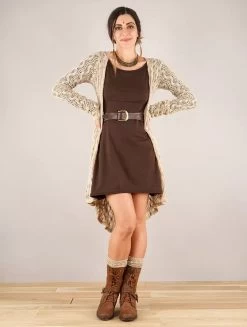 Gilet En Crochet "Kalyäa", Beige 9 Gilet En Crochet "Kalyäa", Beige -Magasin De Vêtements Pour Femmes gilet en crochet kalyaa beige p image 336587 grande